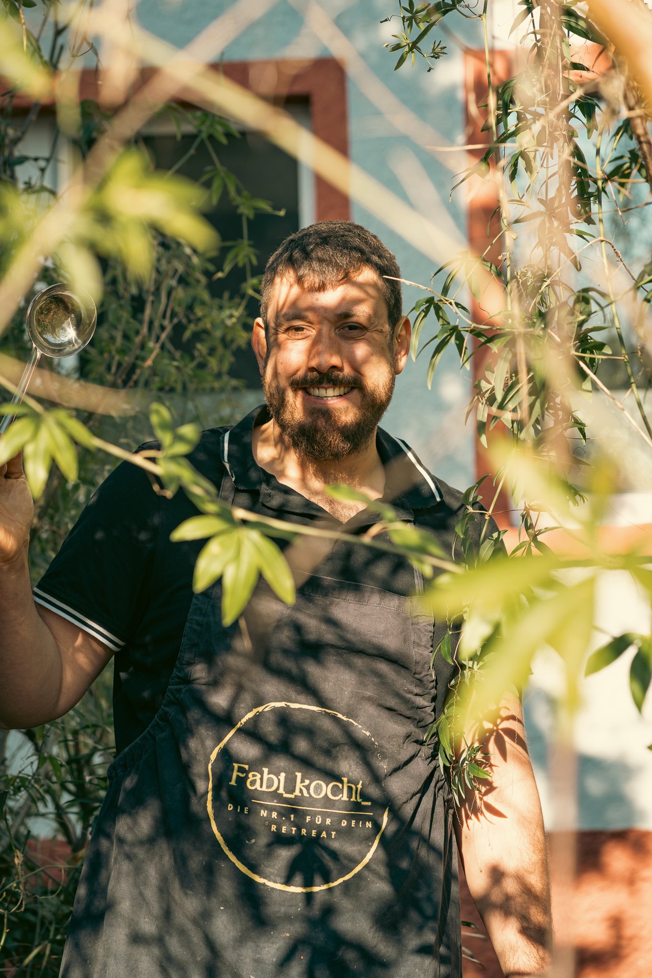 Fabian Sachs beim Kochen